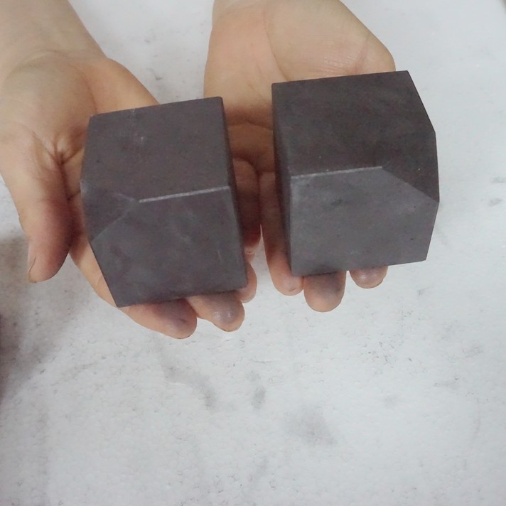 4.5LB 10 Natural Shungite Protect Radiation Crystal Square Heptahedron Healing