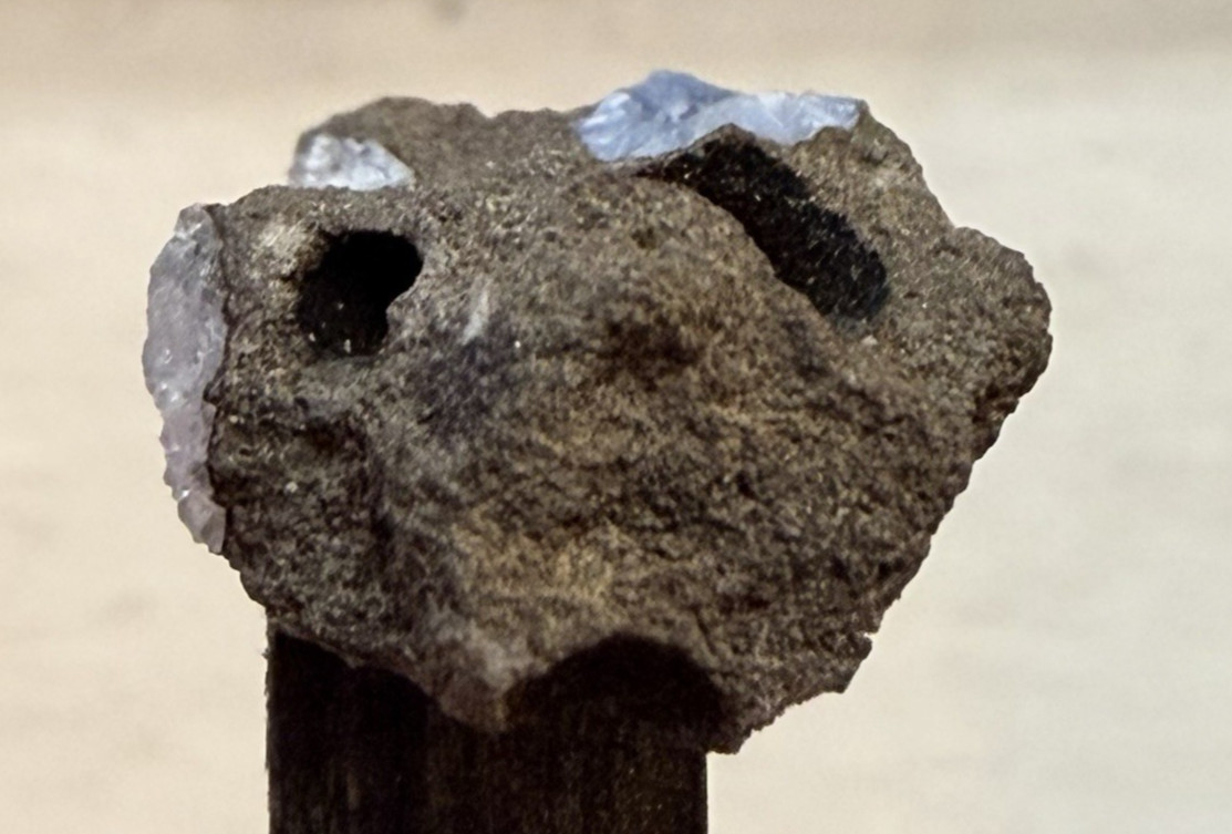 Mineral Specimen Lot 3 Magnetite Thomsonite Quartz Thumbnail Vtg Fossil Zeolite