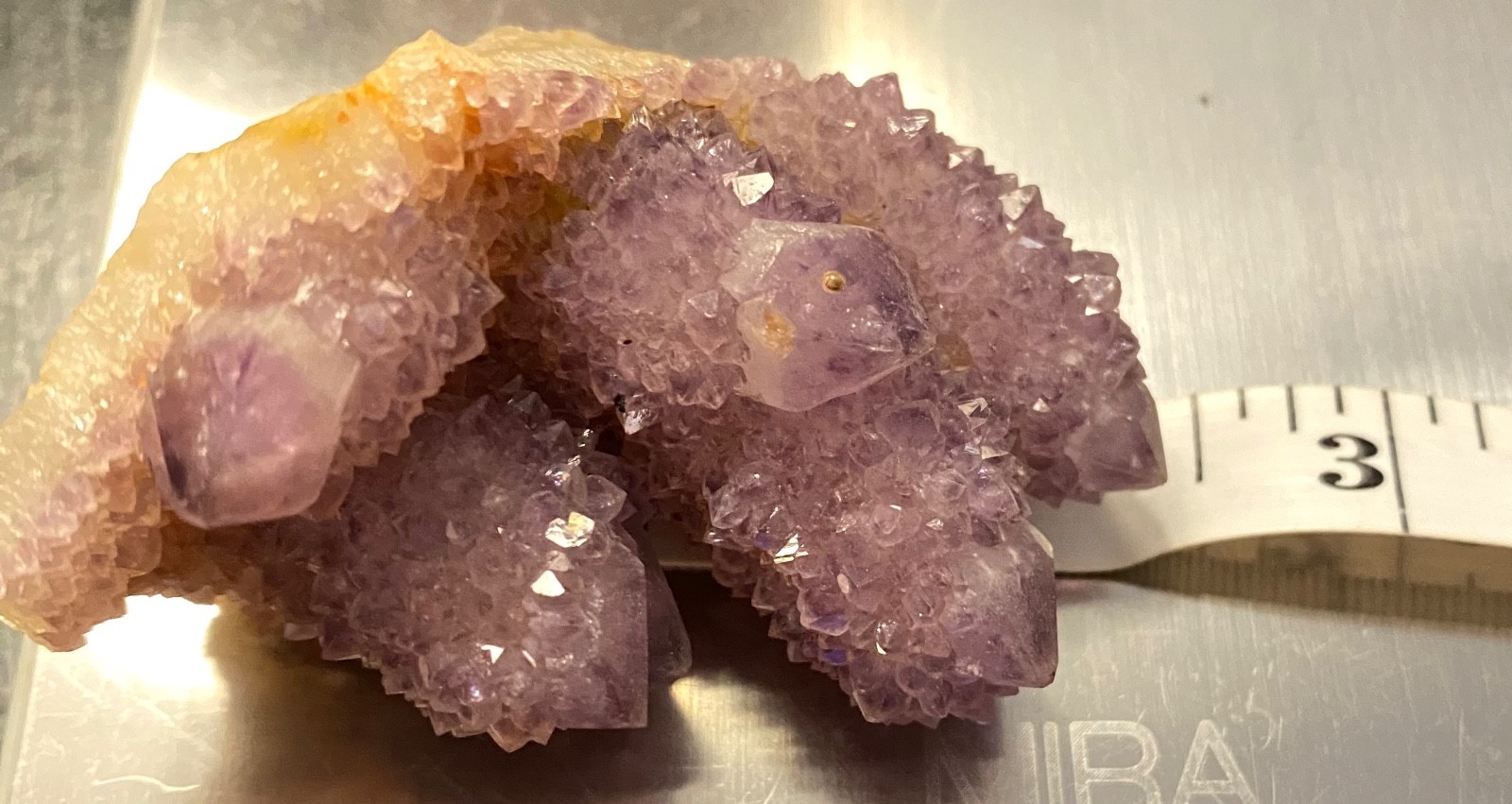 Spirit Quartz Fairy Cactus Quartz Amethyst Cluster South Africa 3.49 oz