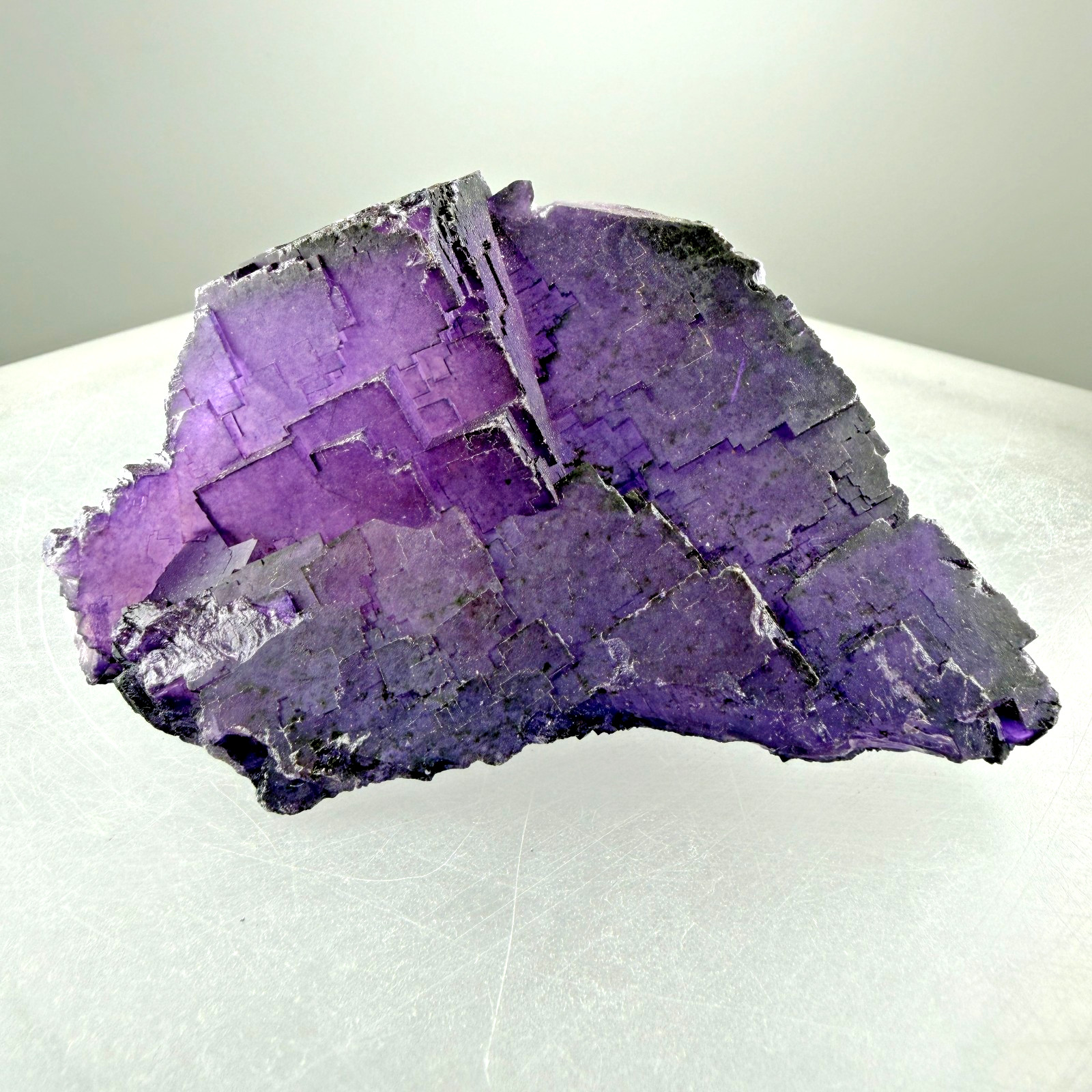 Purple Fluorite Crystals: Illinois-Kentucky Fluorspar Dist., Hardin Co. Illinois