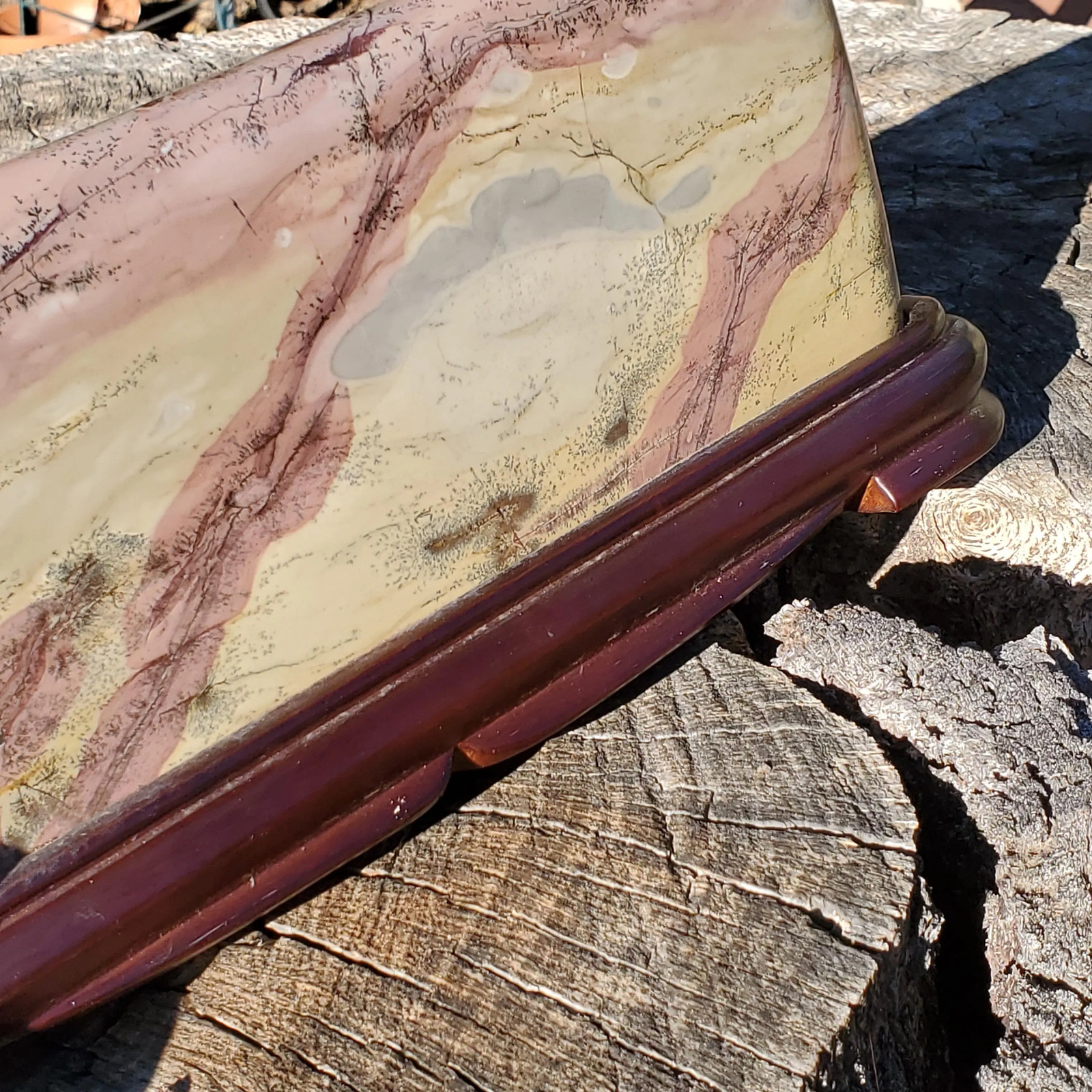 XL Picture Jasper Dendritic Pastel Display Crystal Statement Slab 2700 grams