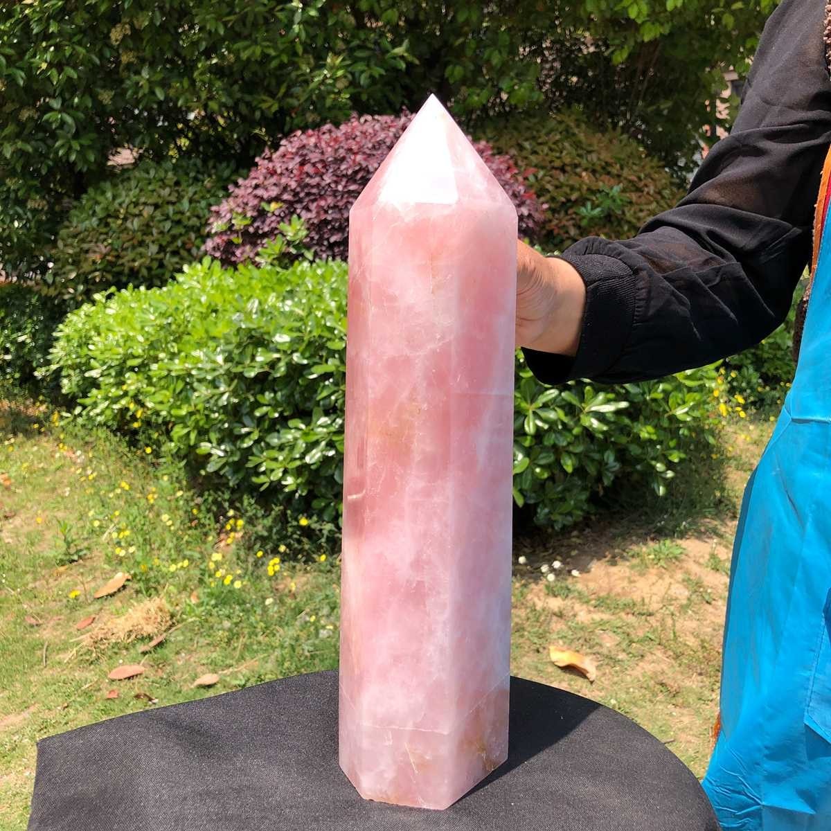 9.46LB Large Natural Powder Crystal Column Wand Obelisk Mineral Healing 5052
