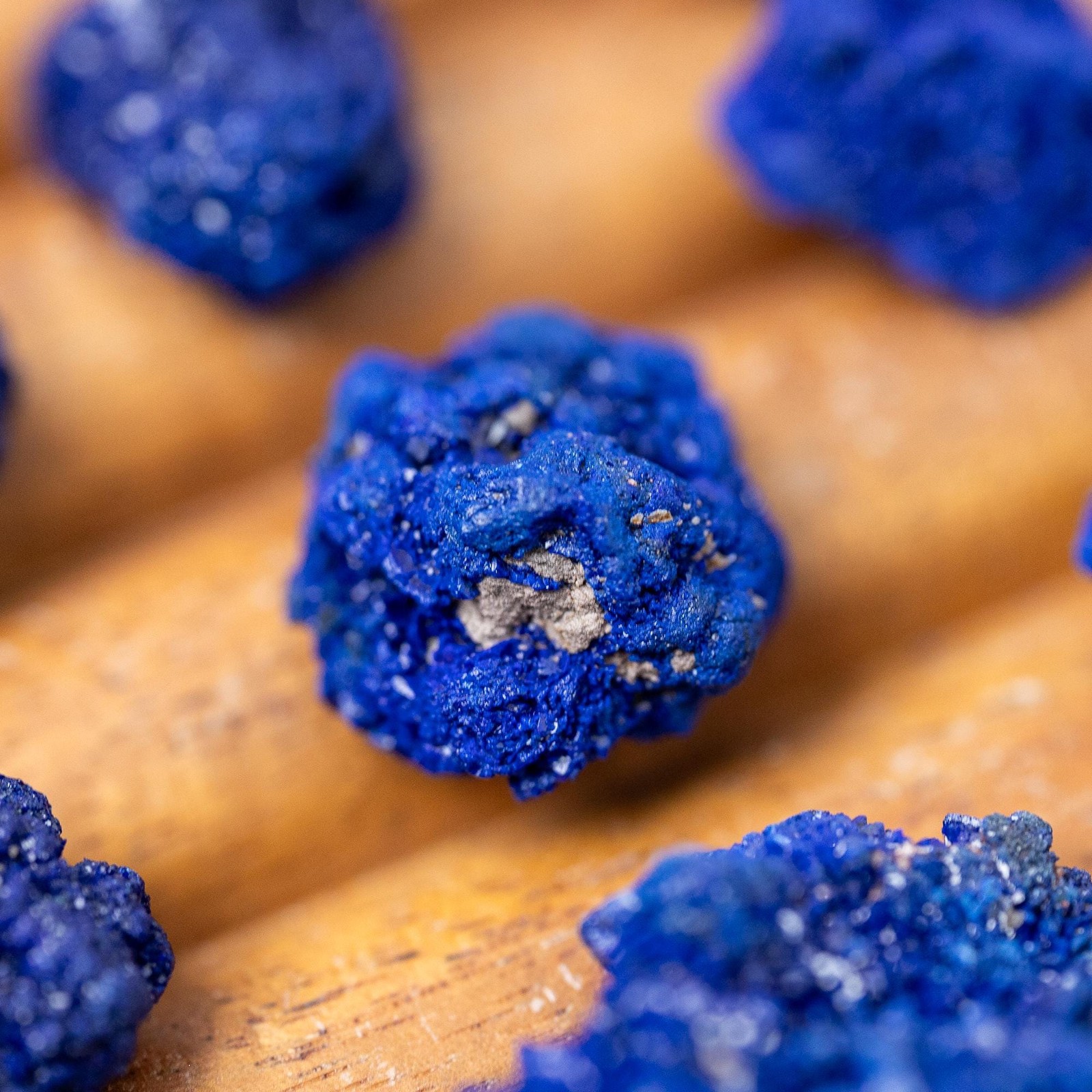 Azurite Cluster Natural Mineral Specimen Raw Crystal Collector Stone Gift Decor