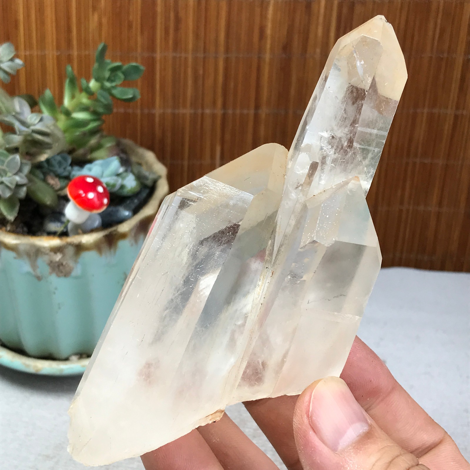 90-55-40mm Natural crystal clusters pretty Quartz Mineral Specimen 258g A6221