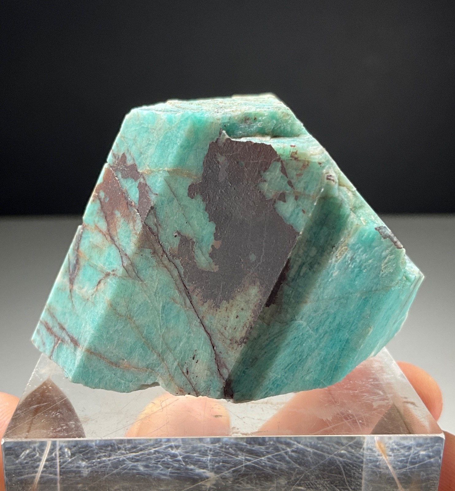 XL MICROCLINE VAR. AMAZONITE FROM LAKE GEORGE, COLORADO