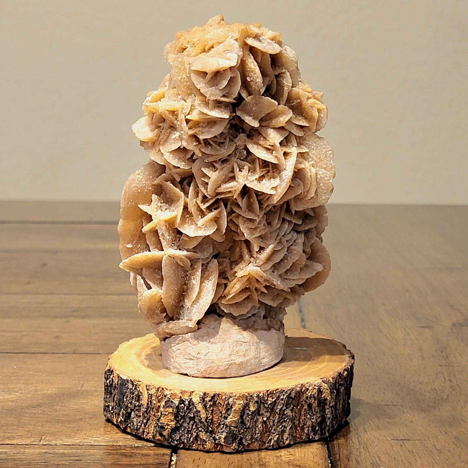 Sandrose Alpstein Tyrol Austria Souvenir Mineral Arrangement Geode Vintage