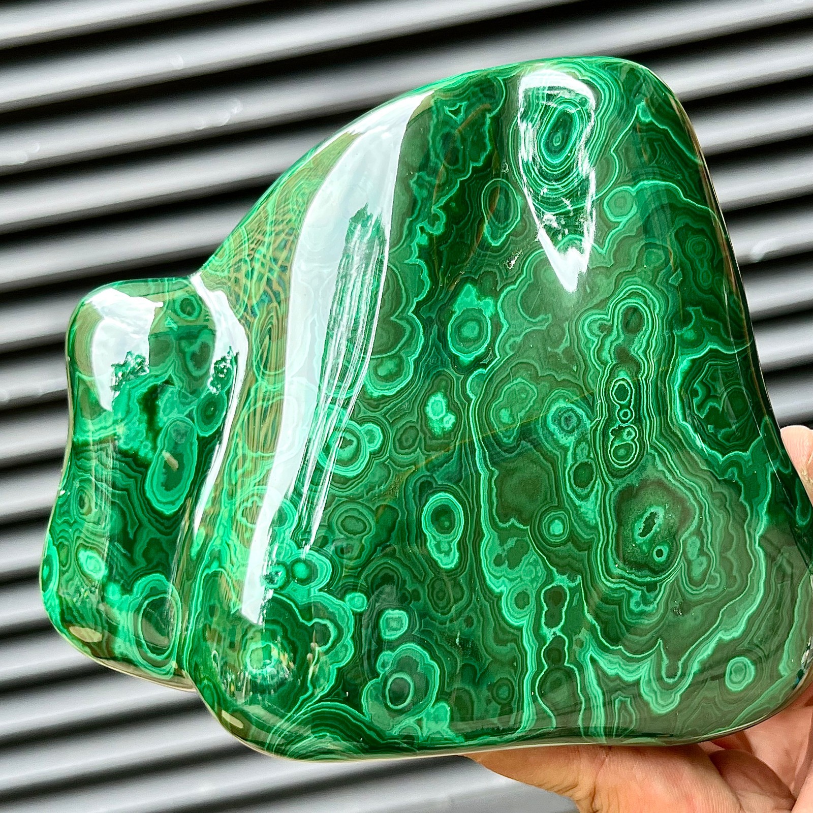 Malachite Polished Stone Natural Green Crystal Gemstone Reiki Chakra 4 lb