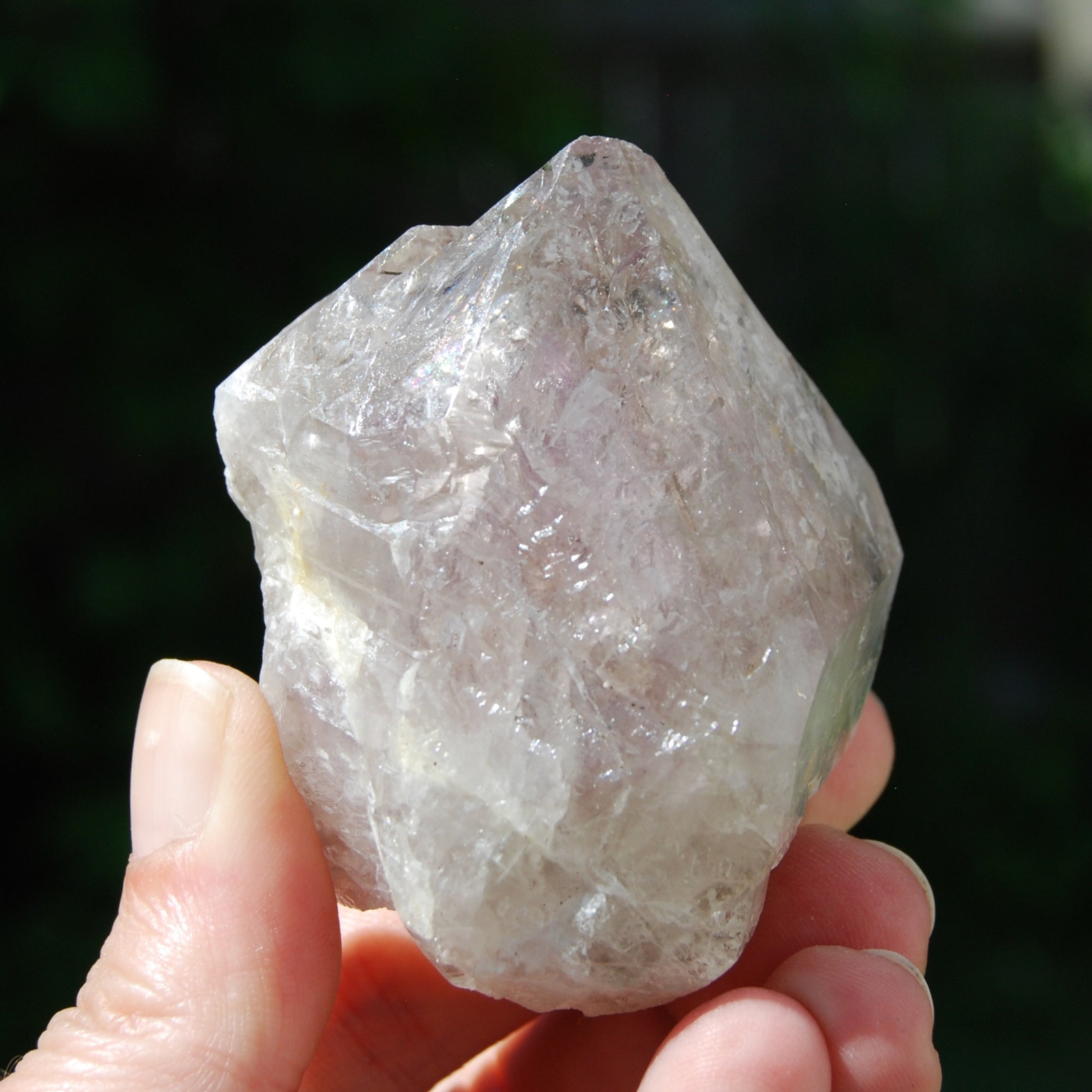 2.5in 145g DT ET Elestial Fenster Amethyst Quartz Crystal Point, Mali wa9