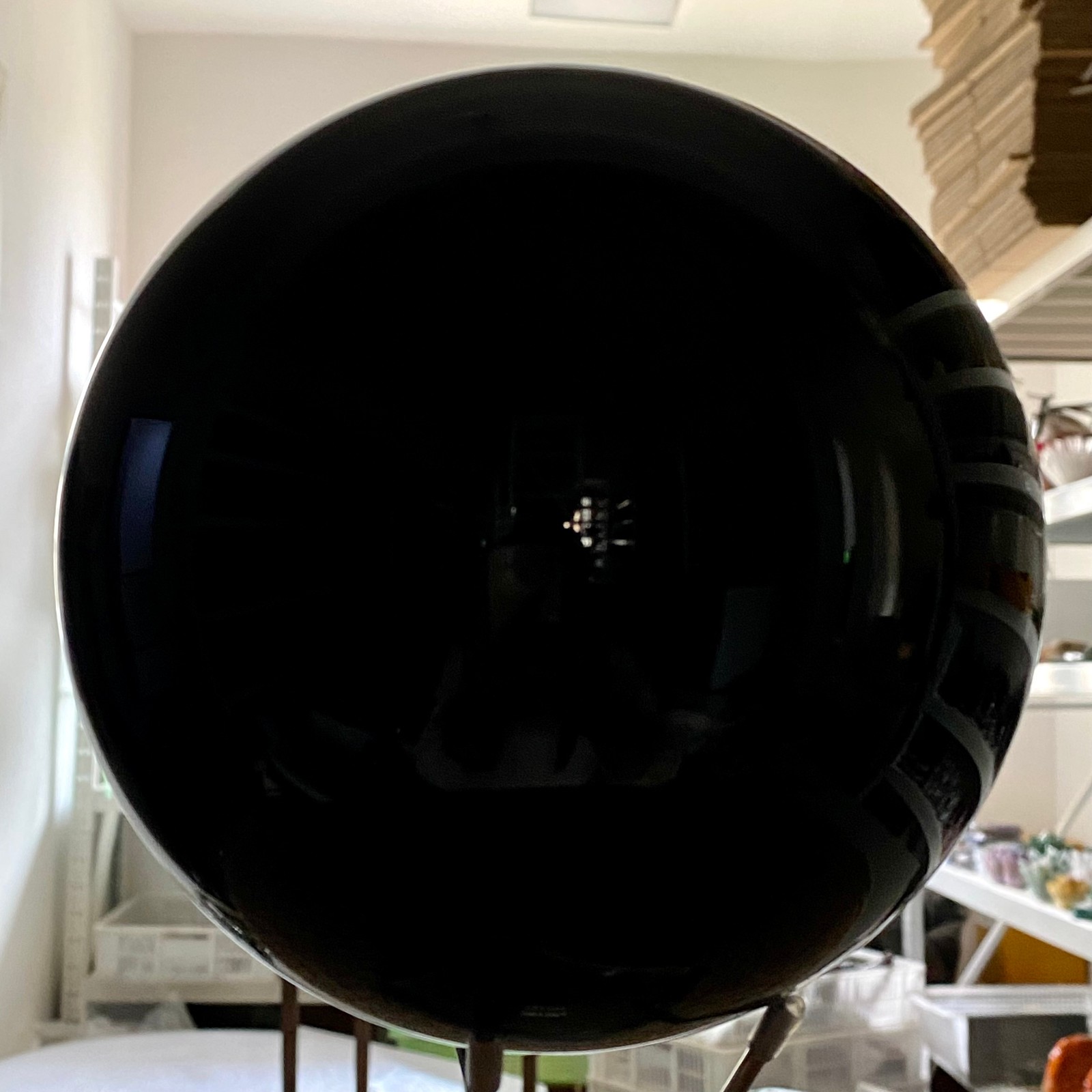 11.9 lb Natural Obsidian Crystal Ball Polished Sphere Psychic Reading