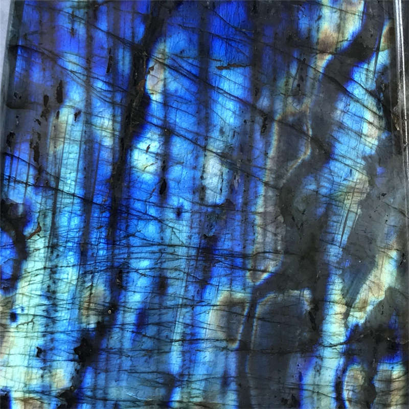 890g Natural Labradorite Quartz Crystal Spectrolite Mineral Reiki healing