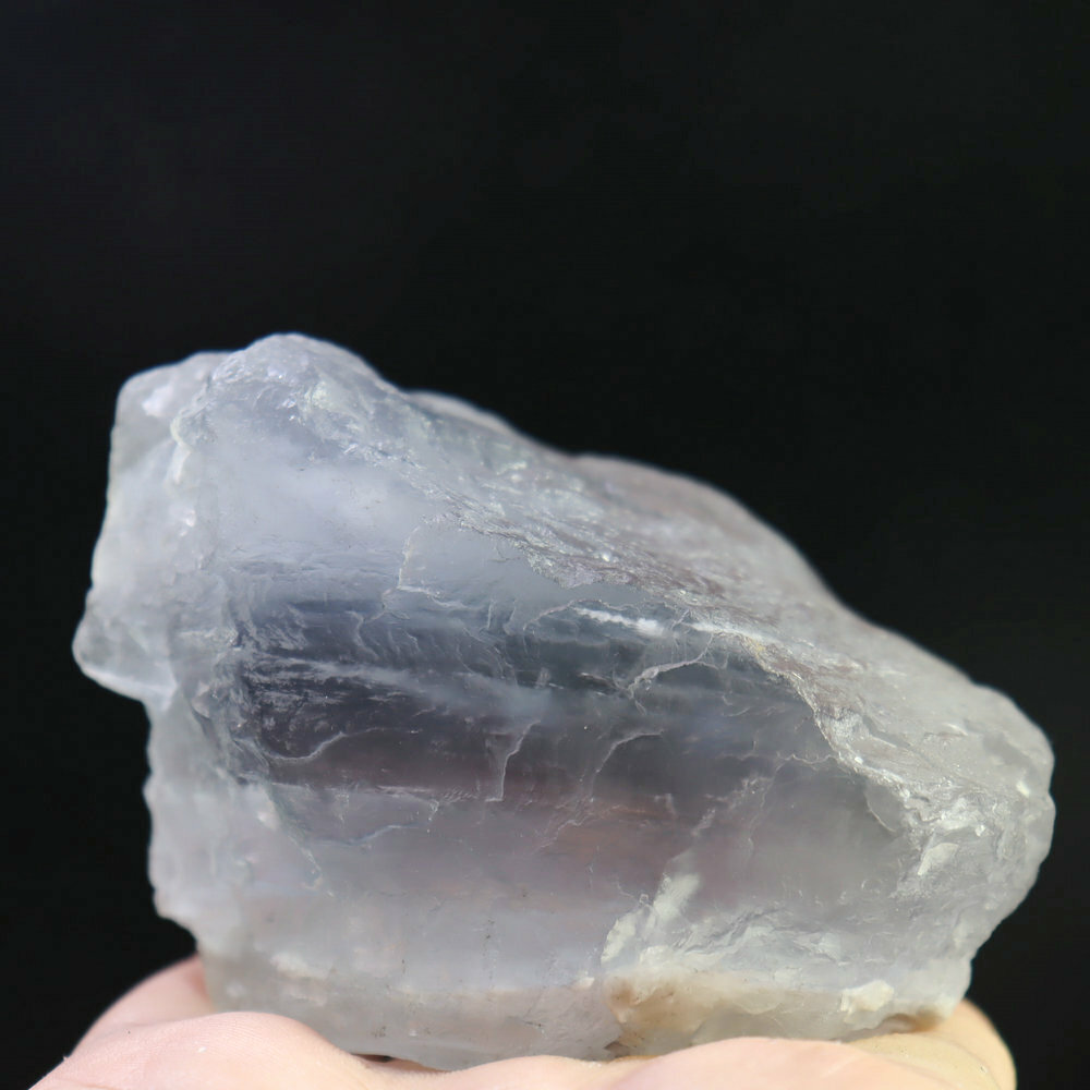 341g Natural Not Polished Original Purple Fluorite Crystal Mineral Specimen
