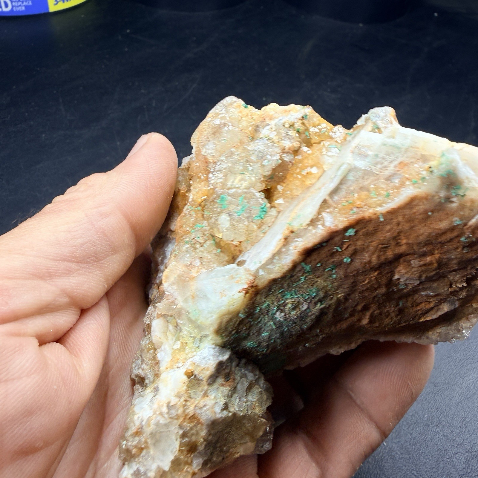 Fluorite Crystal Cluster Brochantite Quartz Crystals / New Mexico *VIDEO*