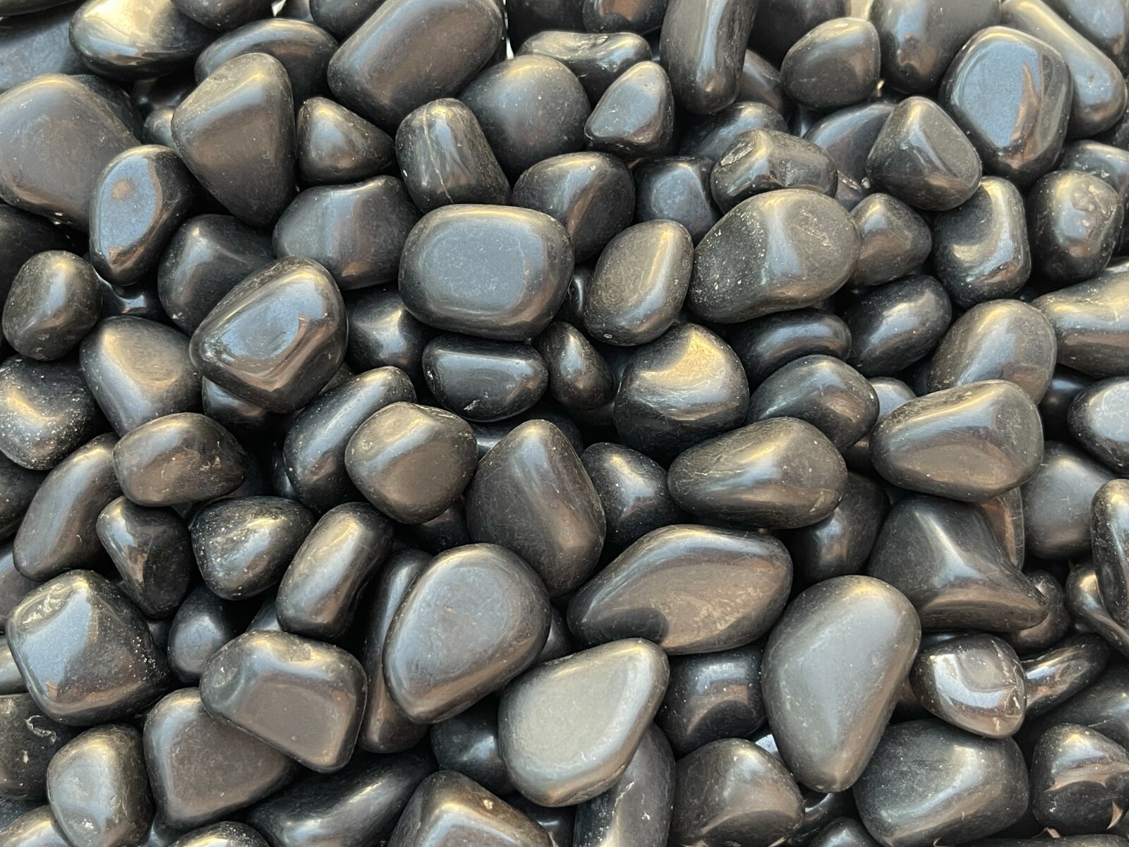 Grade A++Black Tourmaline Tumbled Stones, 0.8″-1″ Polished Black Tourmaline