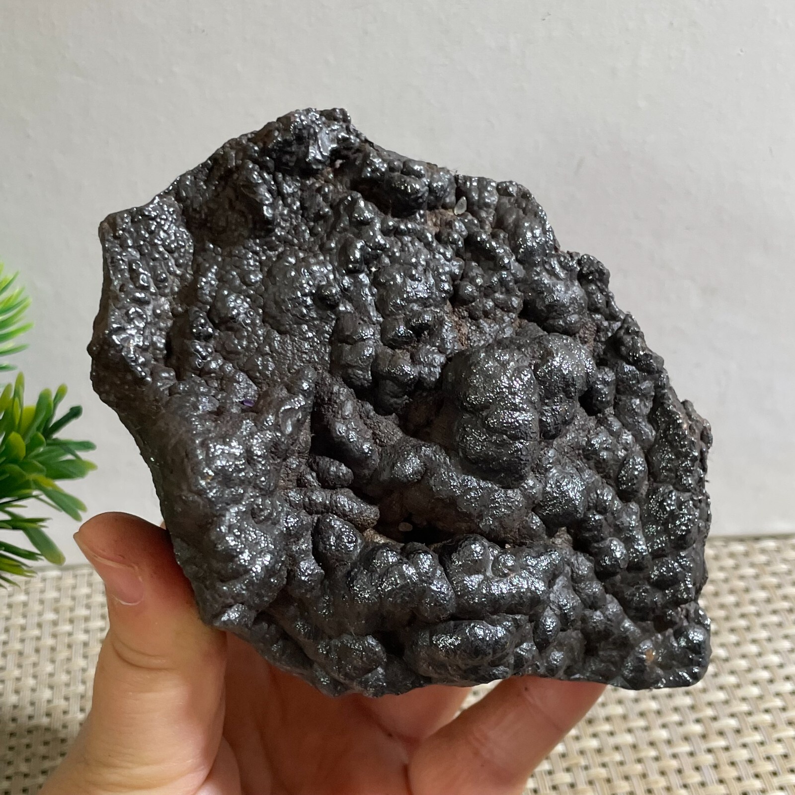 Haematite Raw Natural Goethite Iron Ore Crystal Mineral 743g h044