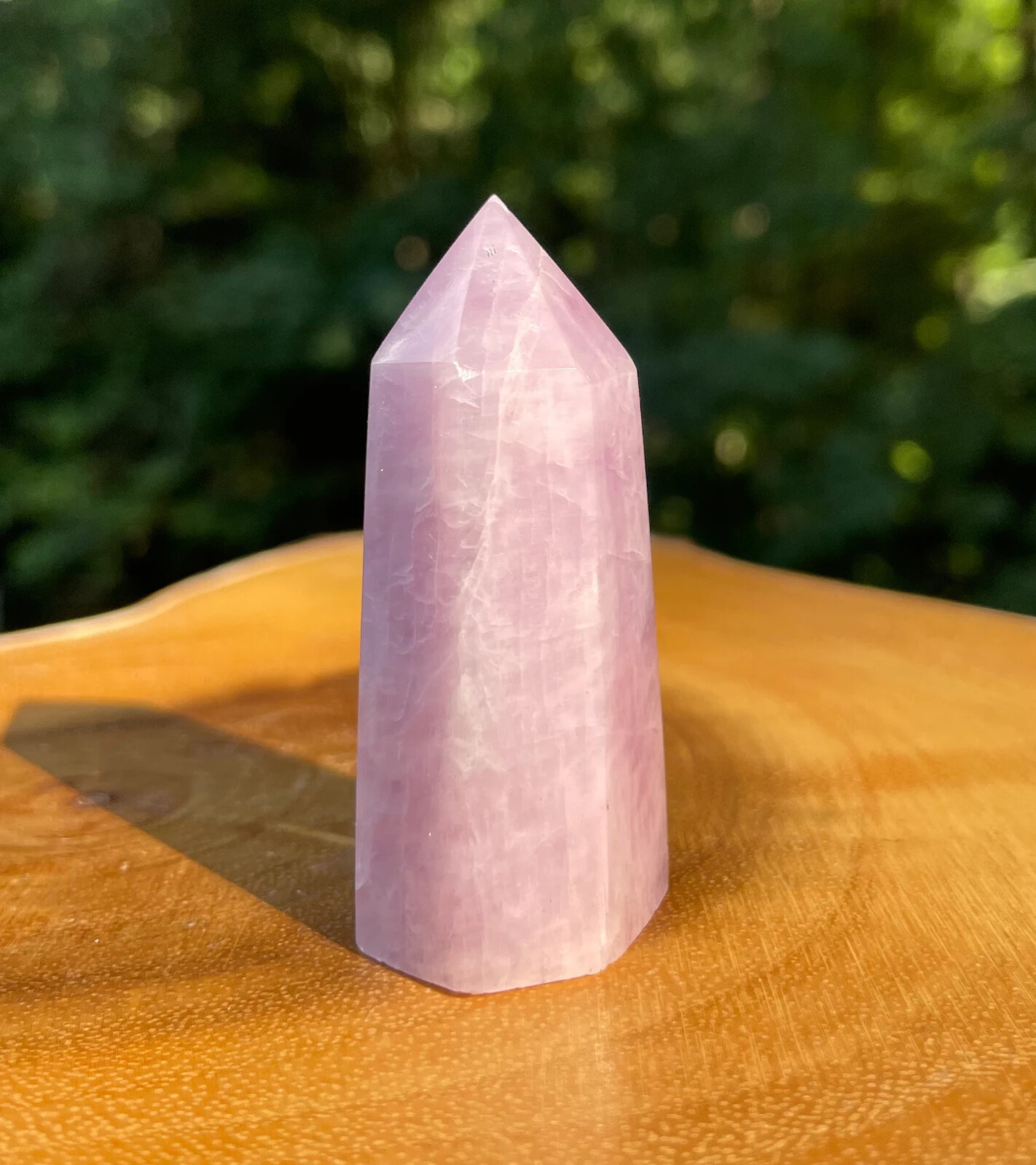 Awesome Lilac Purple Kunzite Point *Flashy *Stone of Emotion *Peace *Calmness