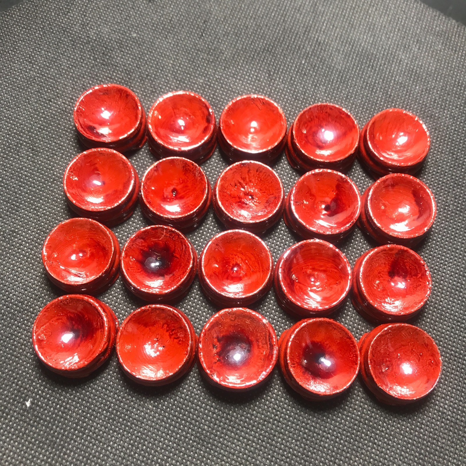 10pcs 10pcs Red Wood Display Stand For 25MM Crystal Ball Sphere Holder wholesale
