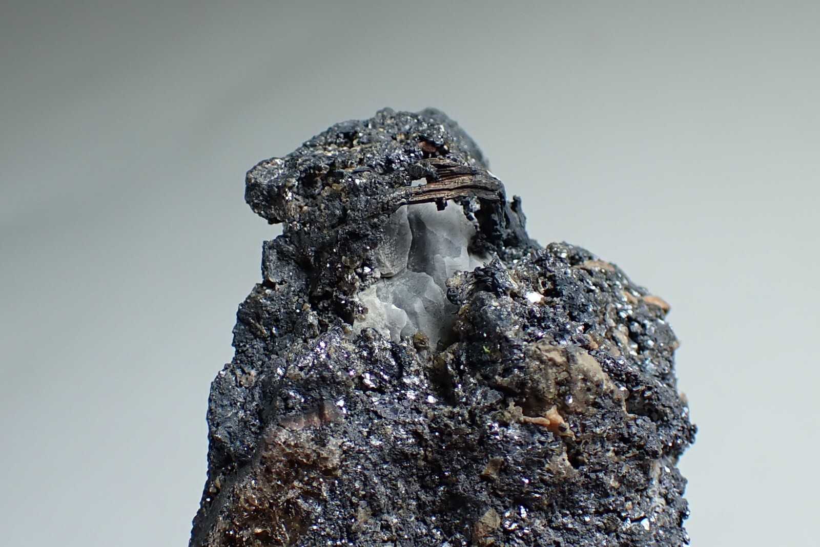 SILVER * WIRES ON CALCITE + GALENA * RARE LOCALITY !!! Trebsko, CZECH REPUBLIC