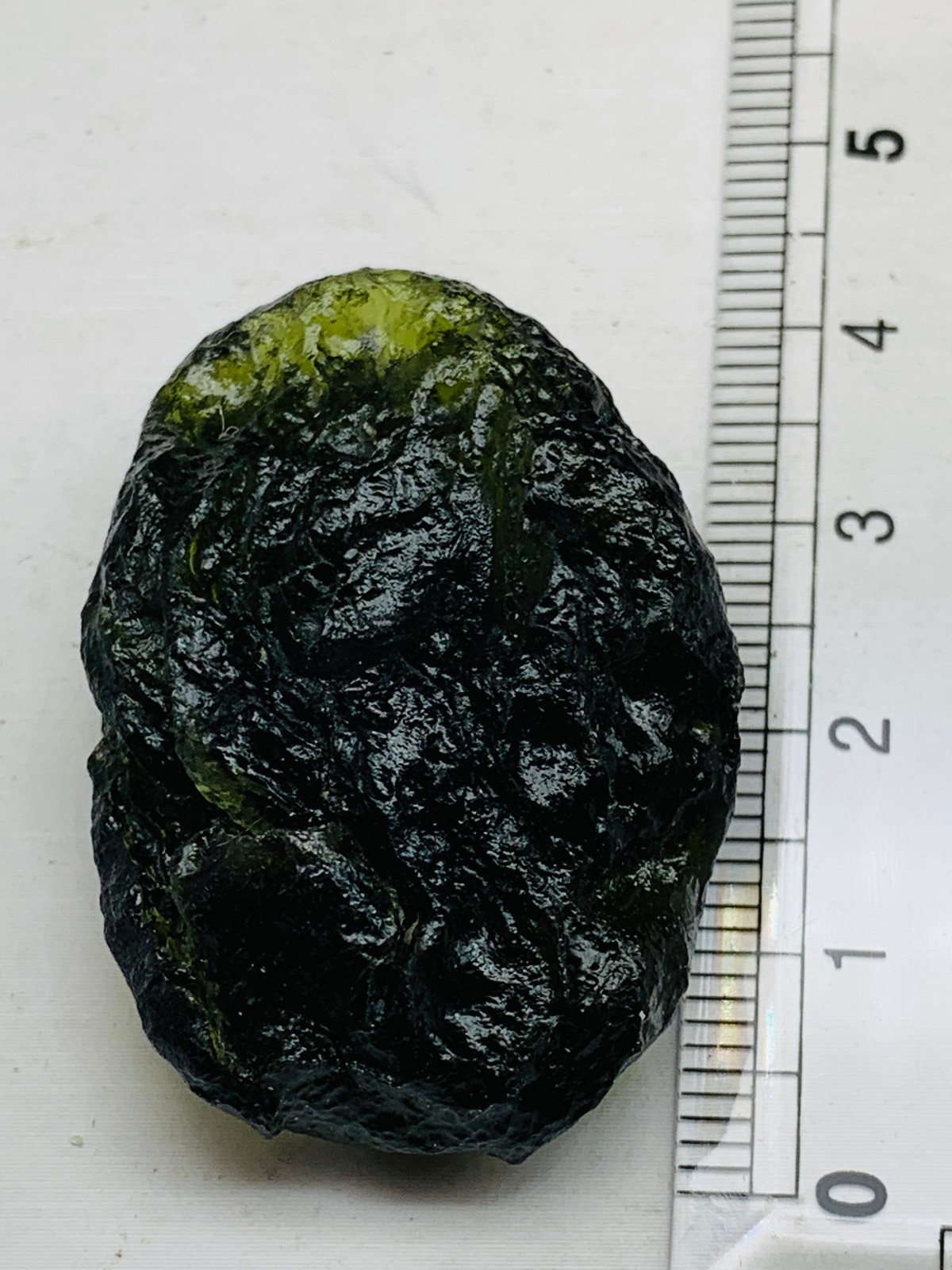 TOP Moldavite Raw Moldavite Crystal from Czech Republic PICcertificate 80CT