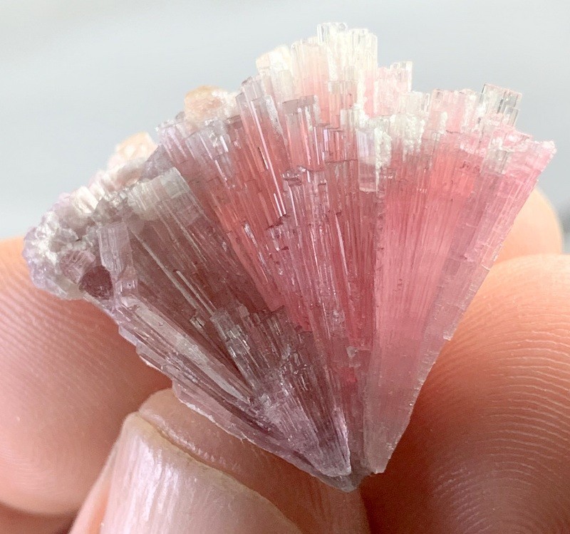 42 Carats beautiful Pink Tourmaline Crystals bunch Specimen from Afghanistan