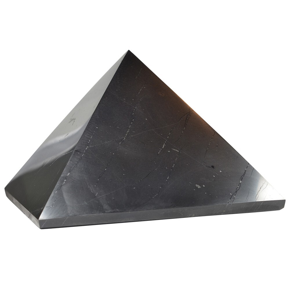 Shungite World Shungite Pyramid – Various sizes ( Polished or Unpolished )