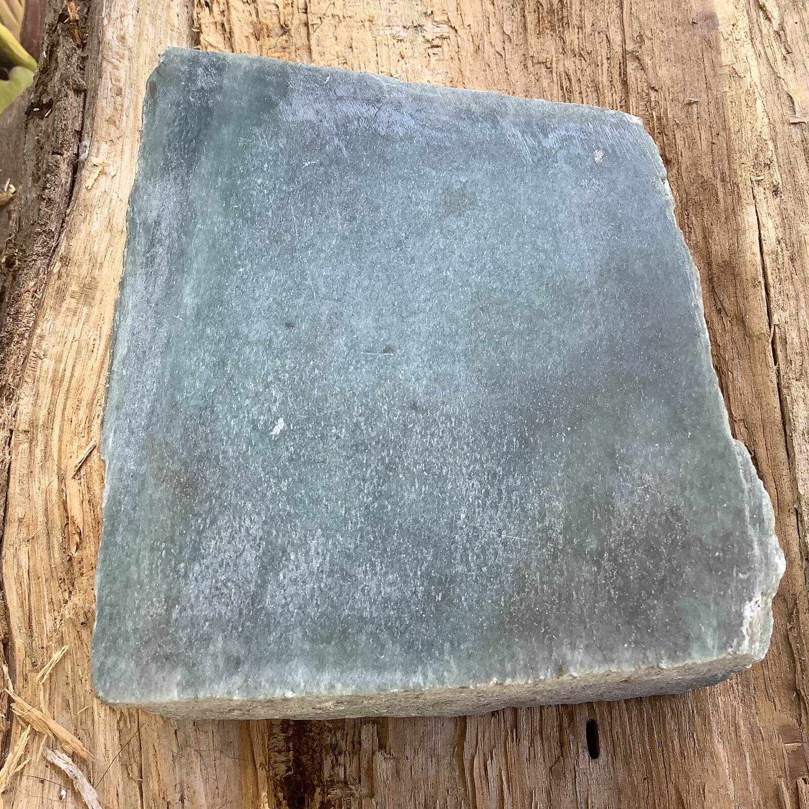 Siberian Jade Block Jelly Green Jadeite Jade Stone Lapidary Siberia 3822g
