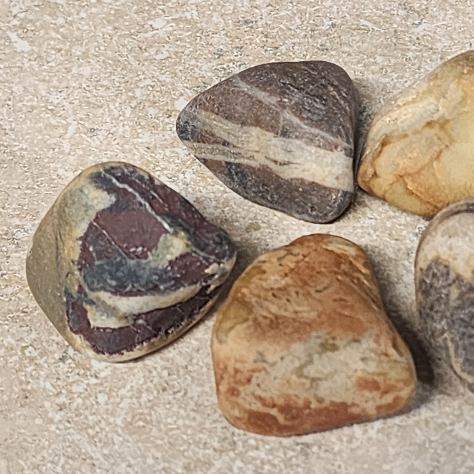 6 – Lake Superior Agates (Michigan) Rough / NOT Polished