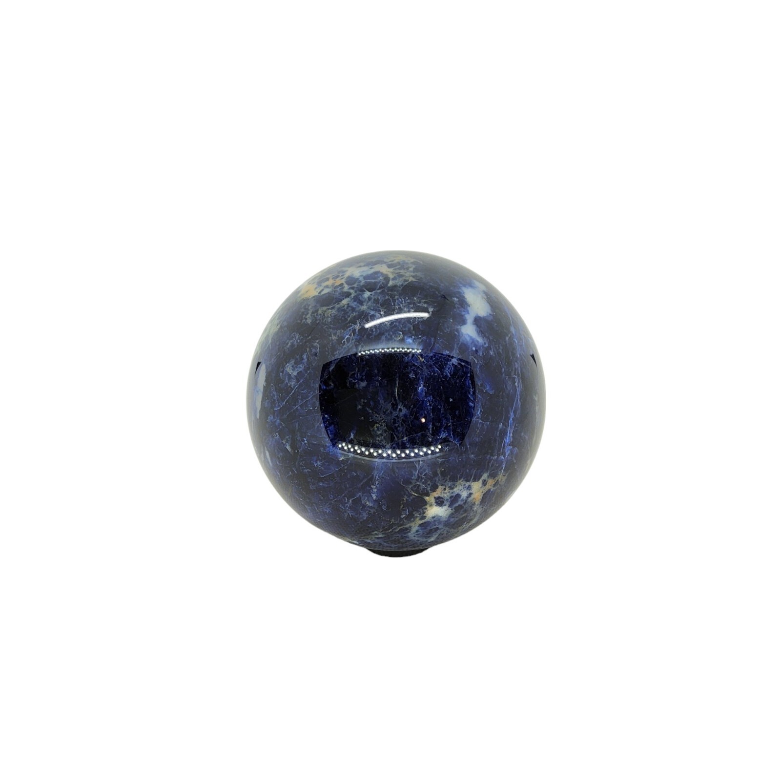 Sodalite, 2 3/8 inch, sphere, ball, specimen, display, gemstone, blue, #R-2975