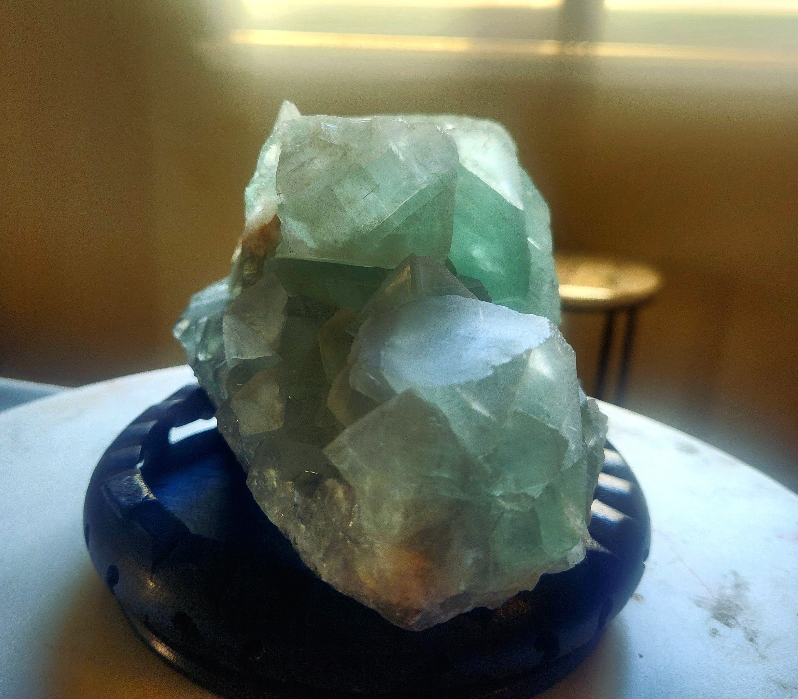 8 lb Cubic Flourite – Hardin County Cave-In Rock Specimen