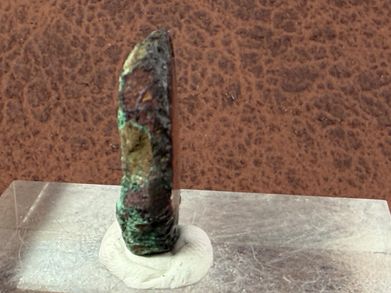 Natural Oxidized Green Glacial Float Copper with Buffed Finish, Michigan 13.0 g