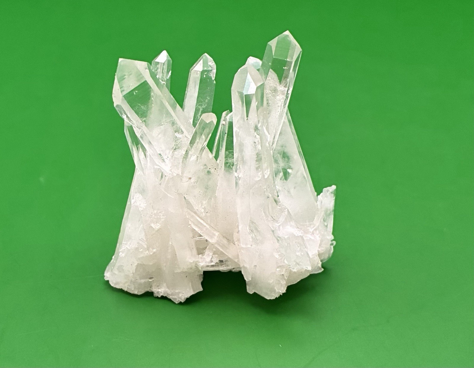 Clear Quartz Crystal Fine Needle Points 2.25″ x 2.5″ x 2.25″ Tall Magical
