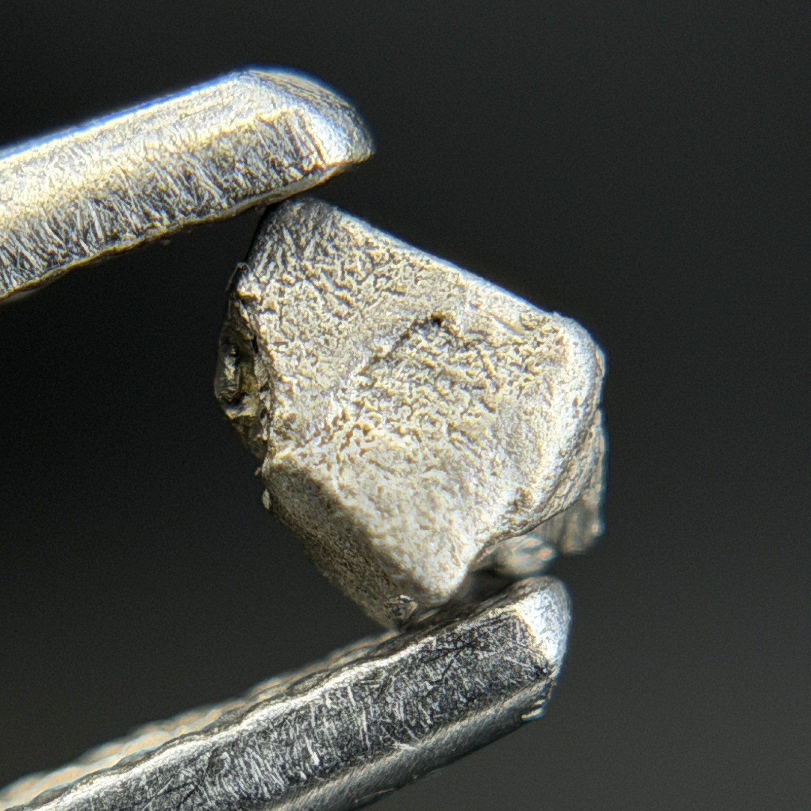 Natural Native Platinum Crystal Specimen Konder Russia 0.190 g