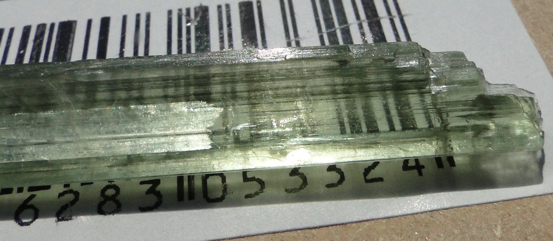 2-3/8″ Unique Green Color – Gem TOURMALINE – DRAVITE – Mwajanga, Tanzania !