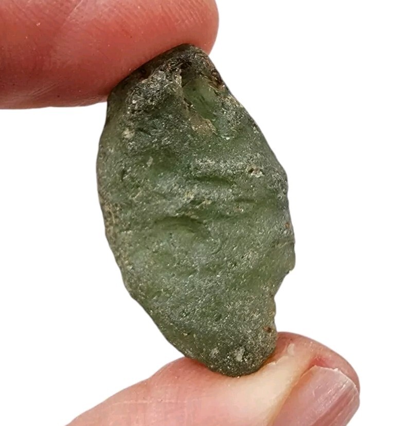 Moldavite Green Tektite Czech Republic 4.64 grams.