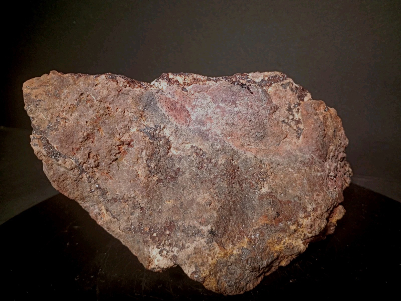 Massive 3.5lb Micaceous Specular Hematite Specimen Pilot Knob Missouri Rhyolite