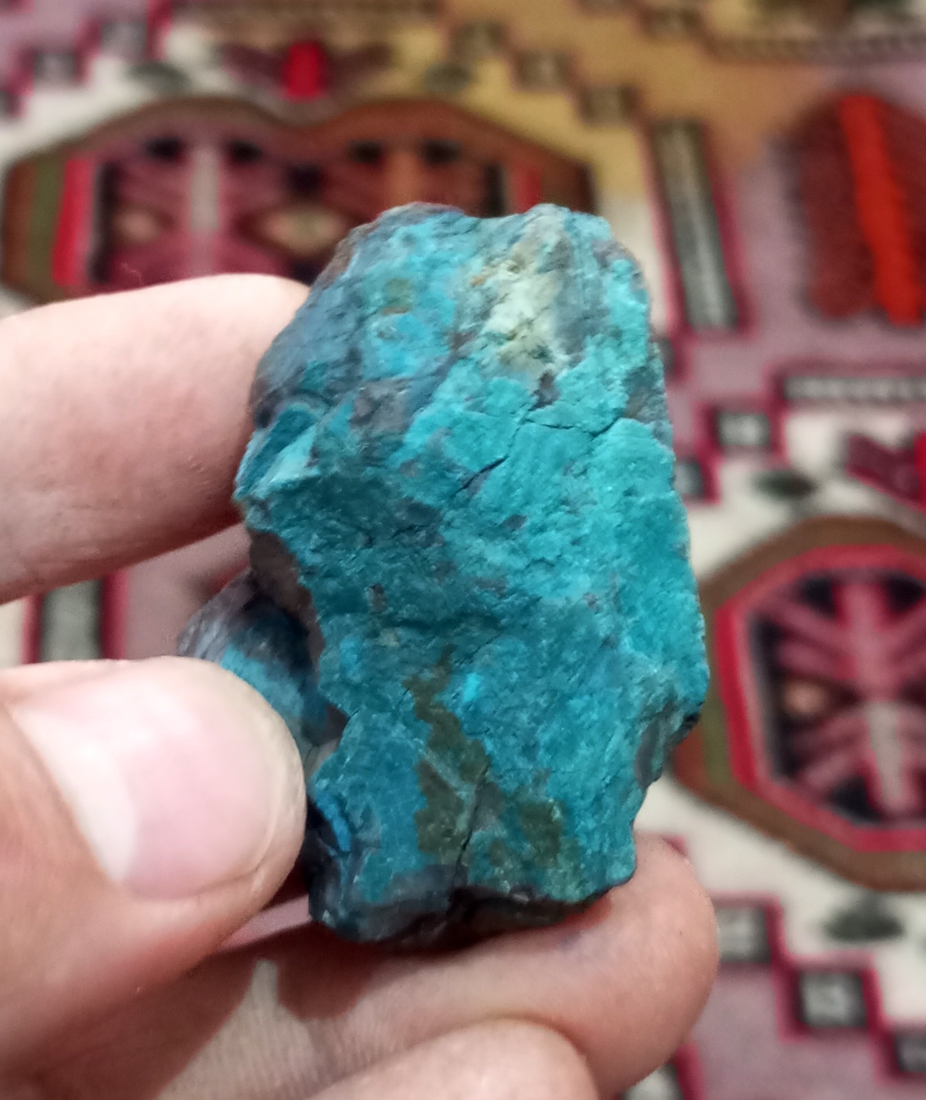 Gorgeous Colors Blue Laterite Cobalt Ore