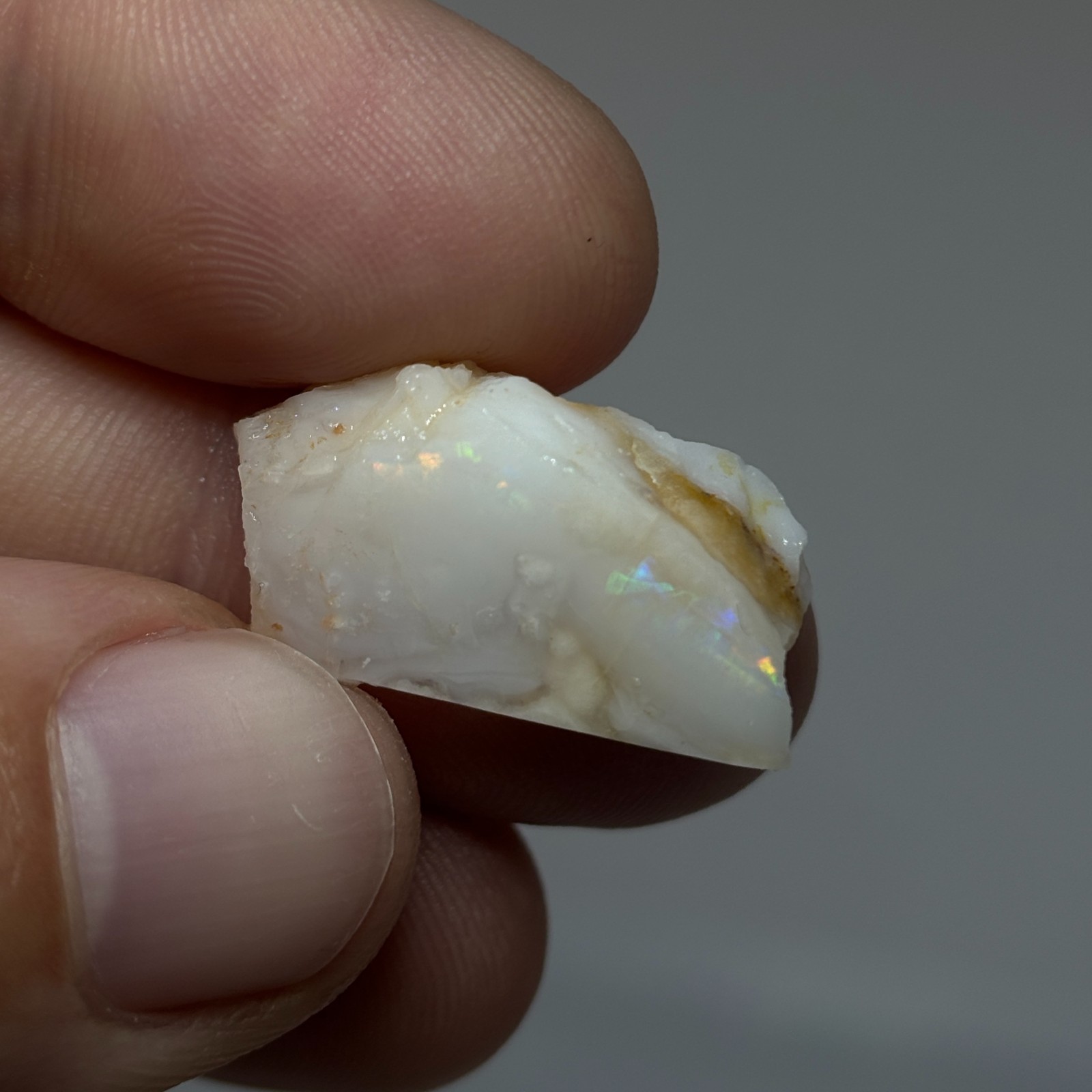 Raw Pink Spencer Idaho Color Marker Opal Specimen