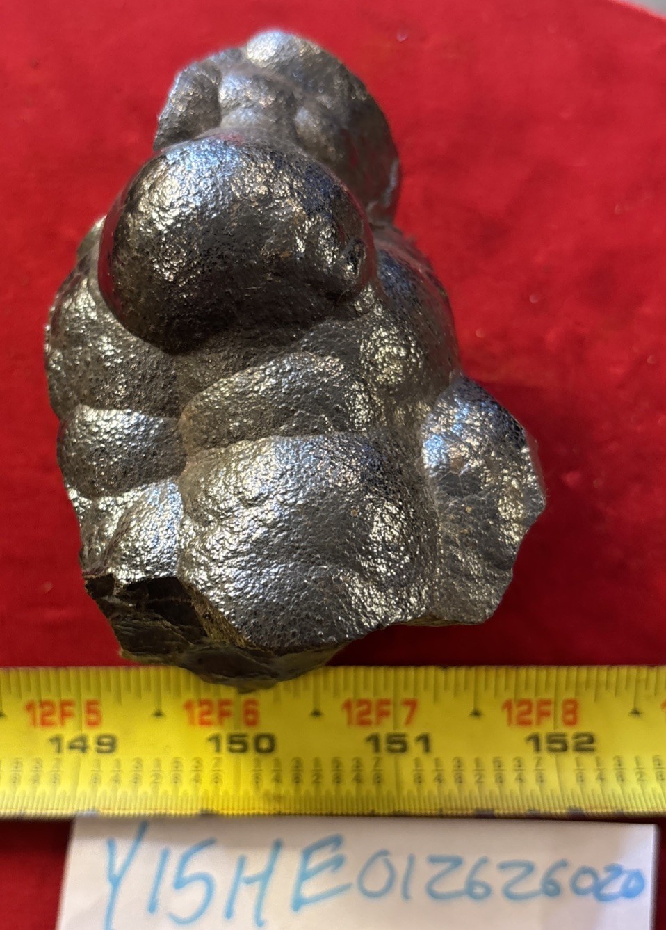 4” BOTRYOIDAL HEMATITE Kidney Ore Cluster – Morocco – 1 Pound 8 Ounces