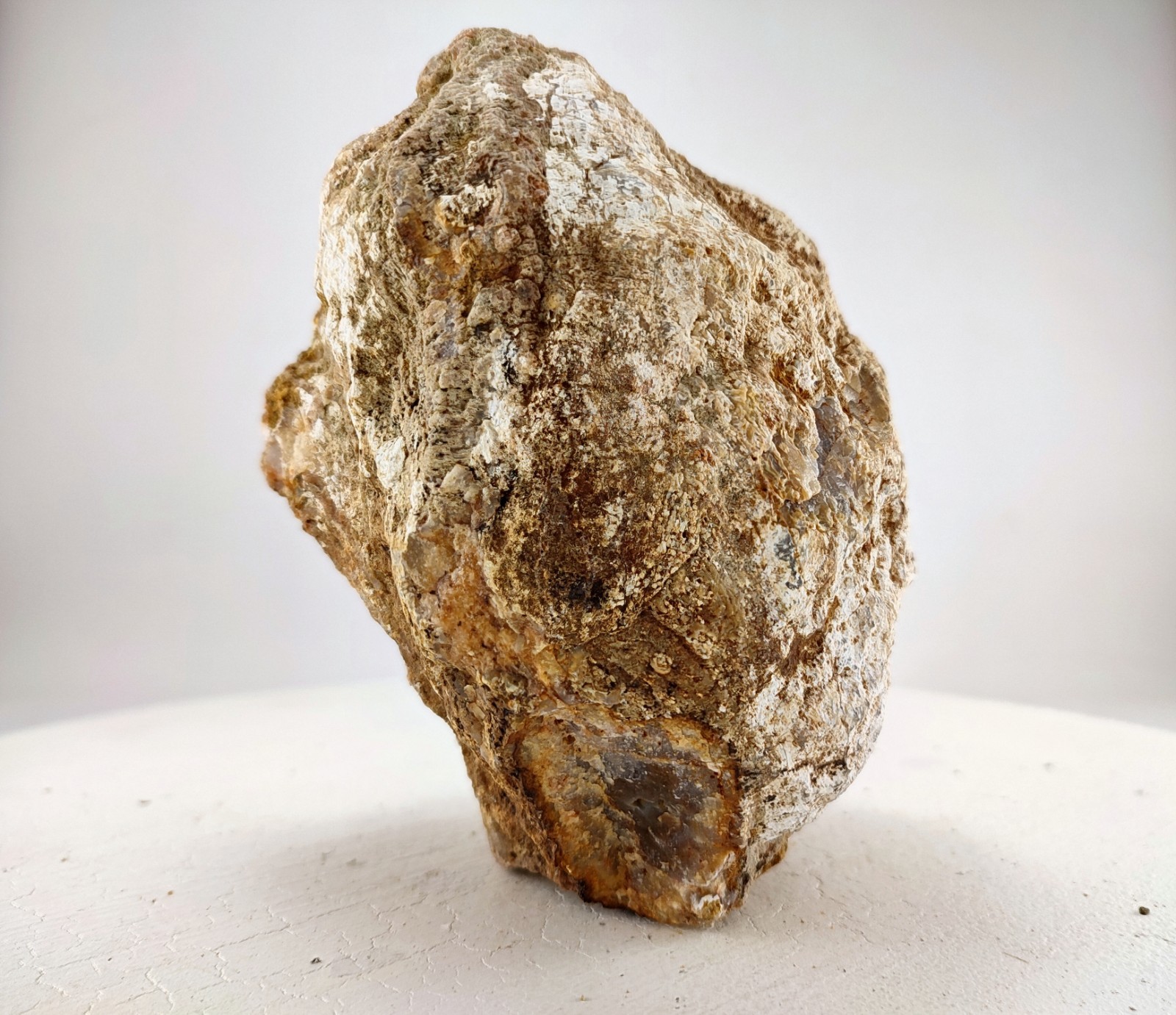 5.25″ Unopened Kentucky Geode Nodule 3.9LB Natural Chalcedony Crystal Quartz