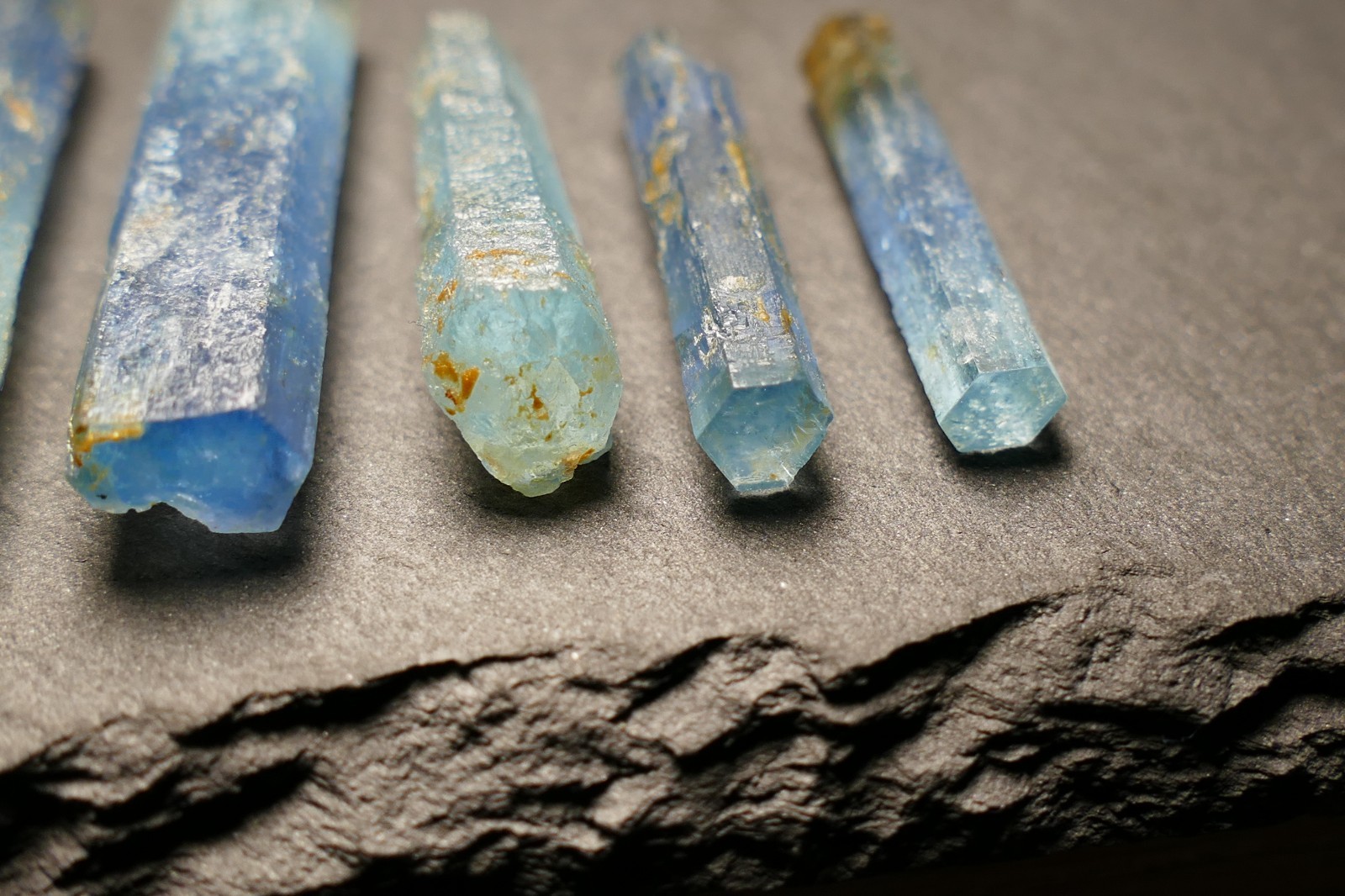 Well formed Natural Aquamarine Crystals 2.02