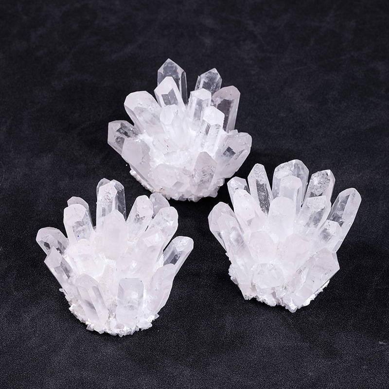 200-300g Natural Clear Quartz Cluster Crystal Point Gemstone Geode Specimen Gift