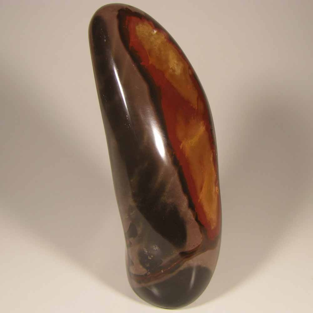 5.4″ POLYCHROME JASPER Gemstone Polished Freeform Standup – Madagascar – 1.6 lbs