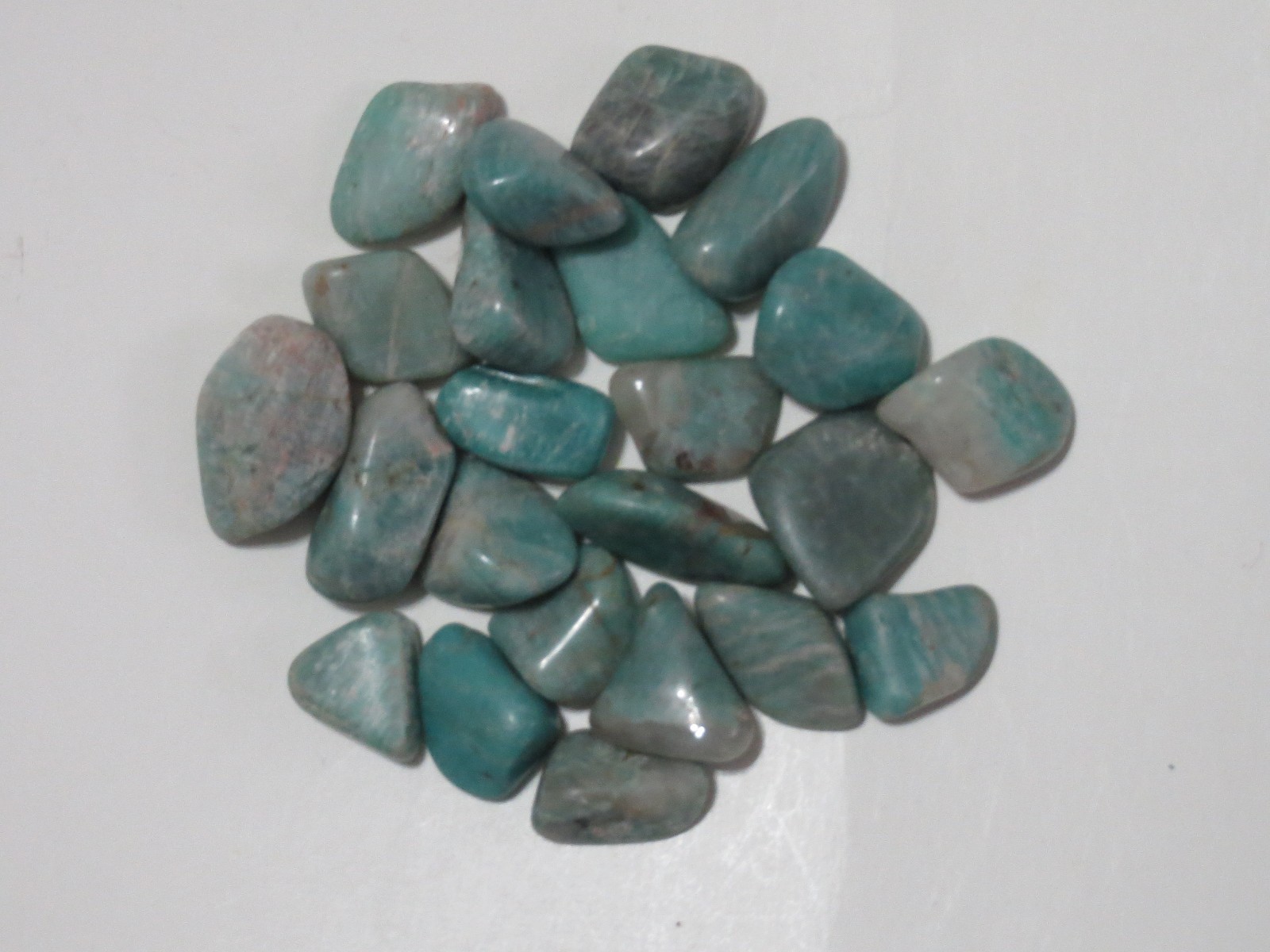 5 Pieces Amazonite Tumbled Natural Stones Gemstone Reiki (US Seller)