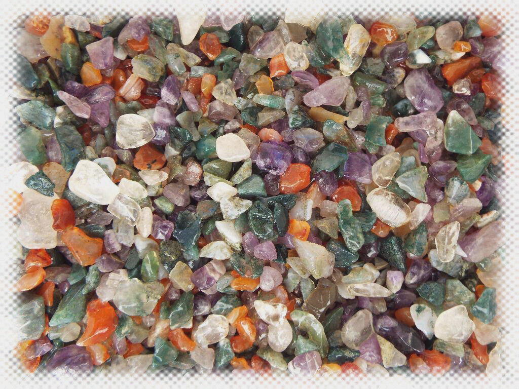 10 POUNDS – Mixed Small Sizes Tumbled Polished Natural Stones GREAT FOR CRAFTS