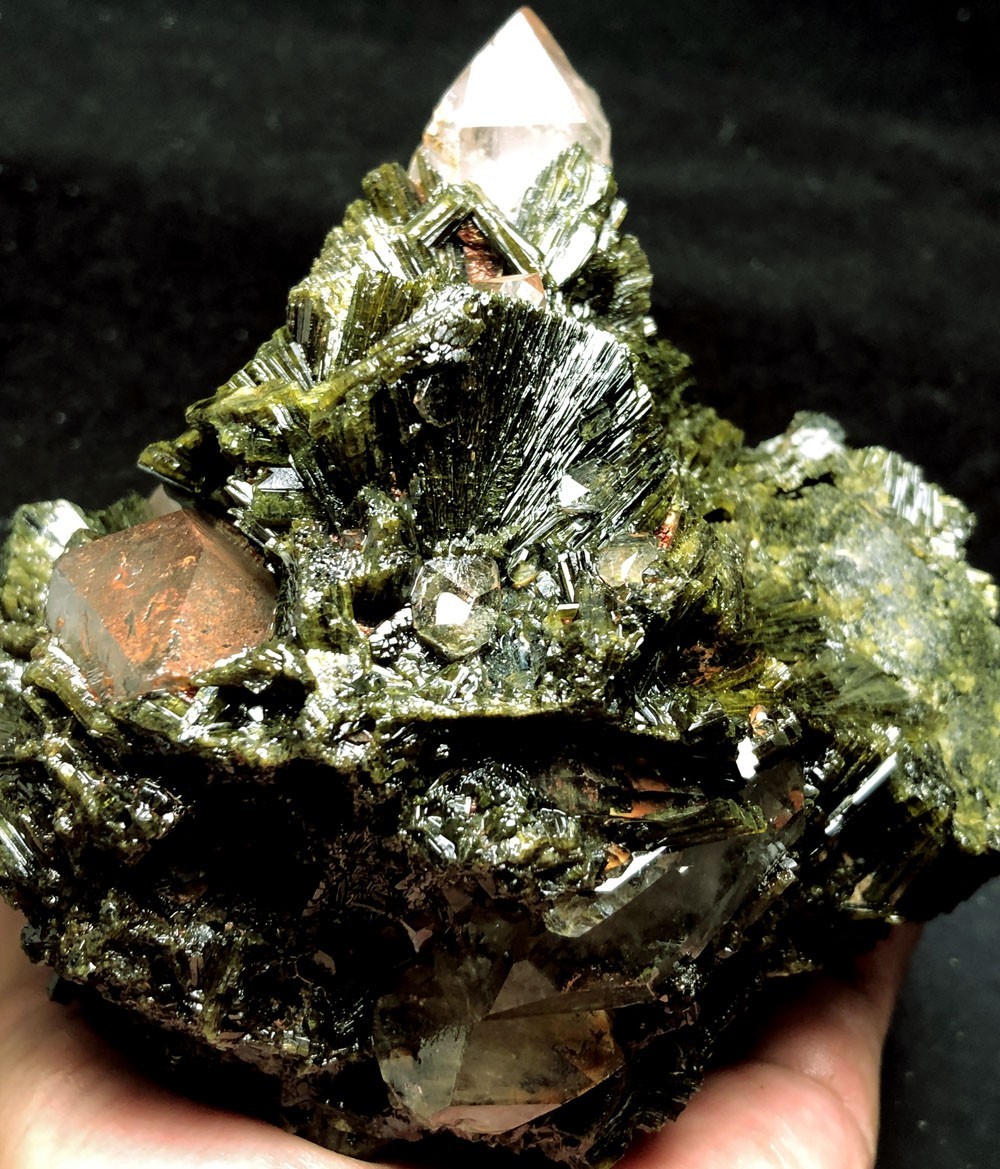 1968g Epidote Crystal Raw Rough Gems-Stone of Awareness&Cognitive Ability u40