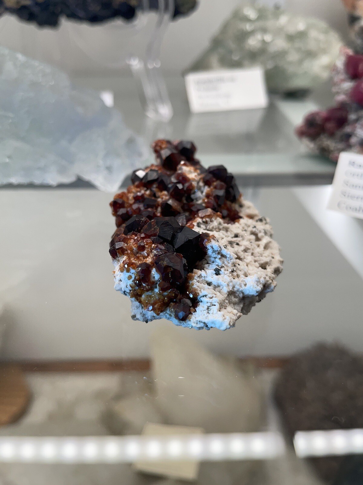 2 3/8” Spessartine Garnet Cluster, Tongbei, Yunxiao Co, Fujian, China