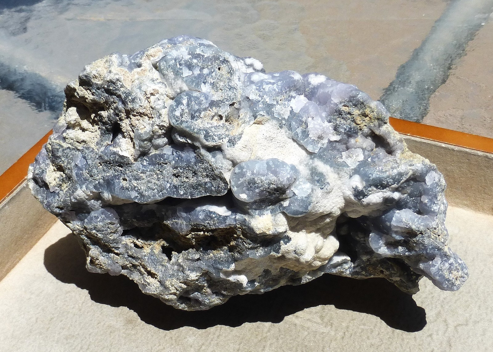 LARGE Purple/lilac Smithsonite specimen from El Refugio Mine Mexico 3lb. 2.5 oz.