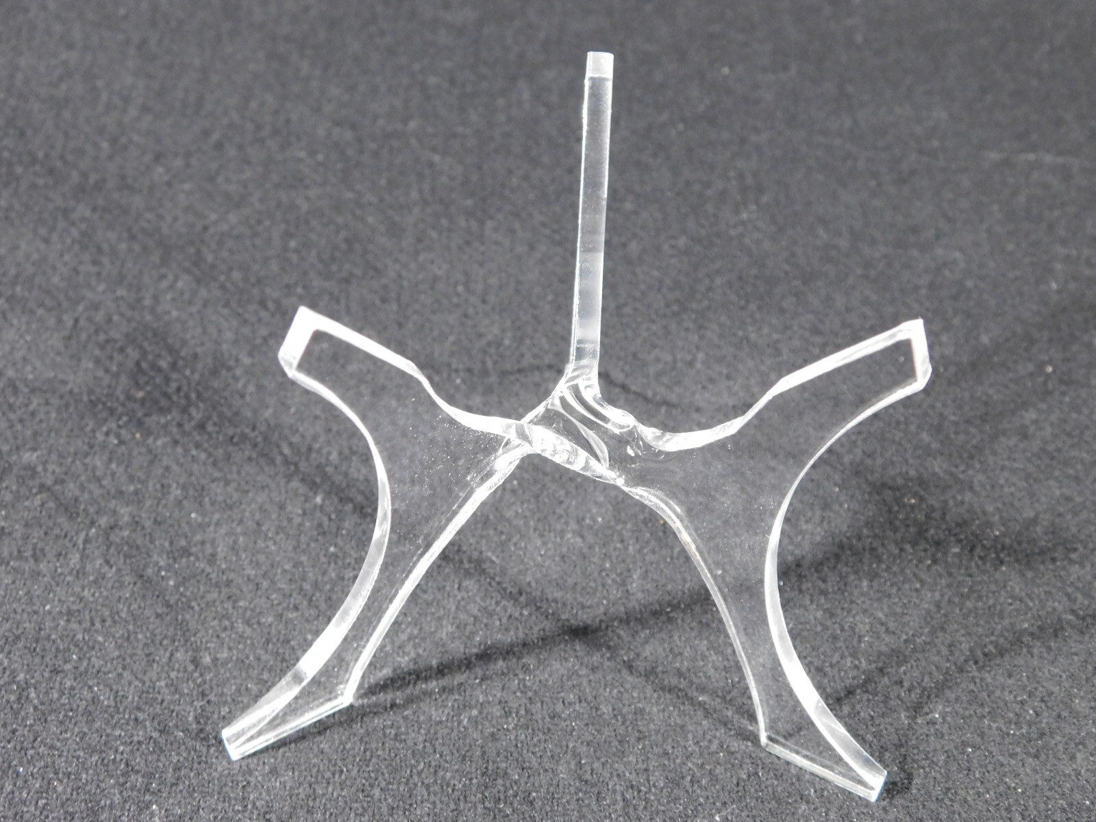 Sphere Display Stand Three Post Clear Lucite Large Size TT13