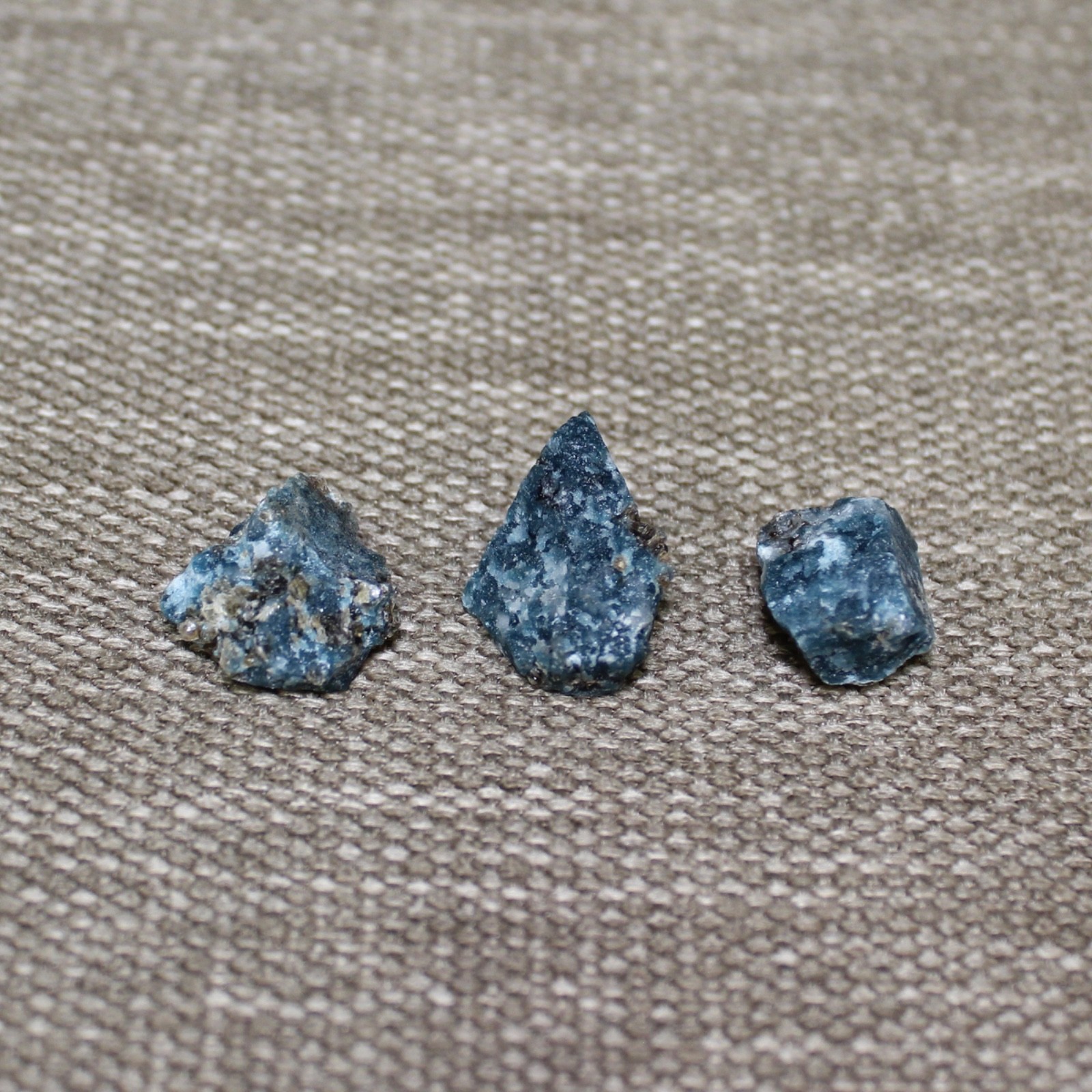 SERENDIBITE, from Warren Co. N.Y. Old estate collection (3 pcs).