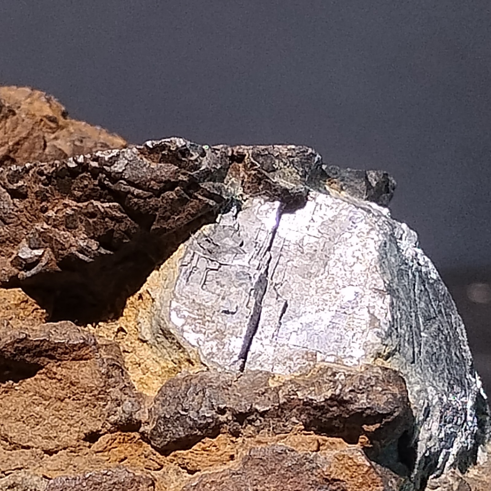 BEAUTIFUL BOXWORK HEMATITE w/ MASSIVE BARITE BALL PYRITE AND GALENA 4lb 12oz