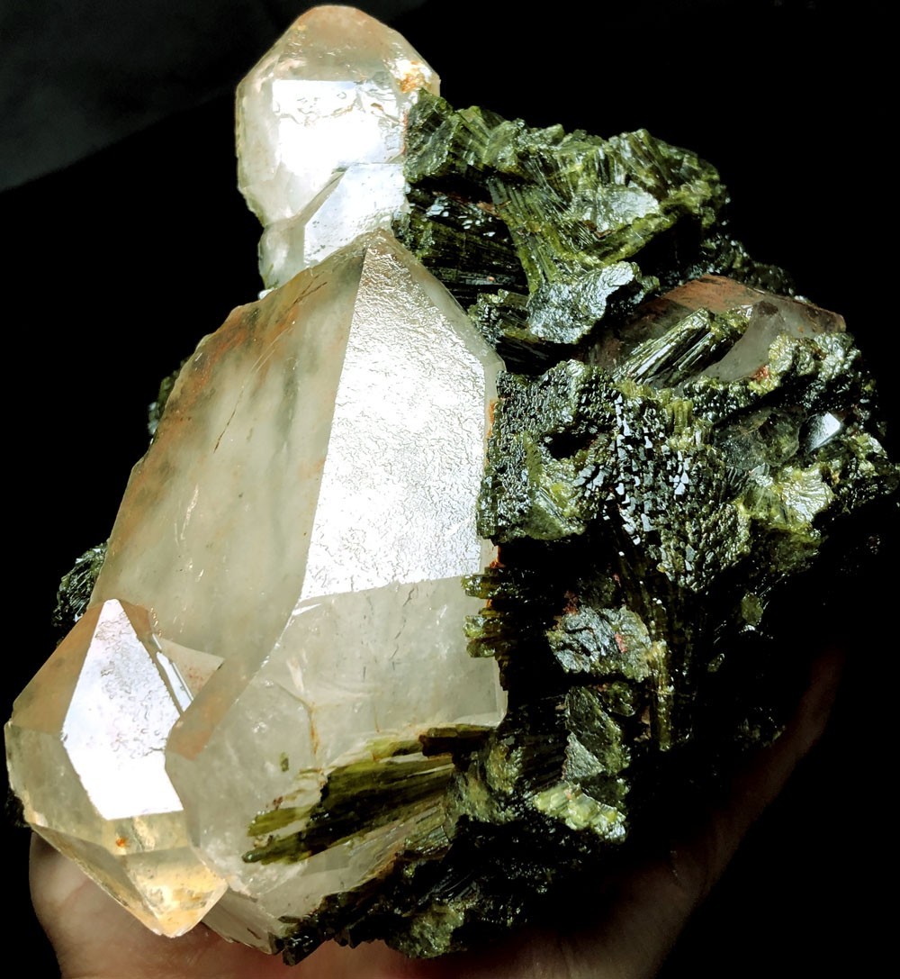 1968g Epidote Crystal Raw Rough Gems-Stone of Awareness&Cognitive Ability u40